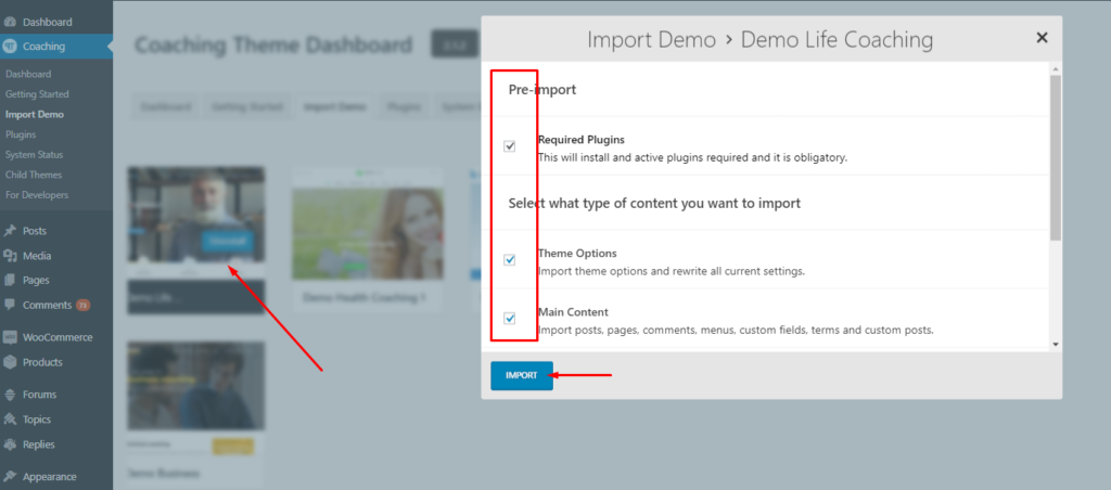 Getting Started - CoachingWP - ThimPress Docs