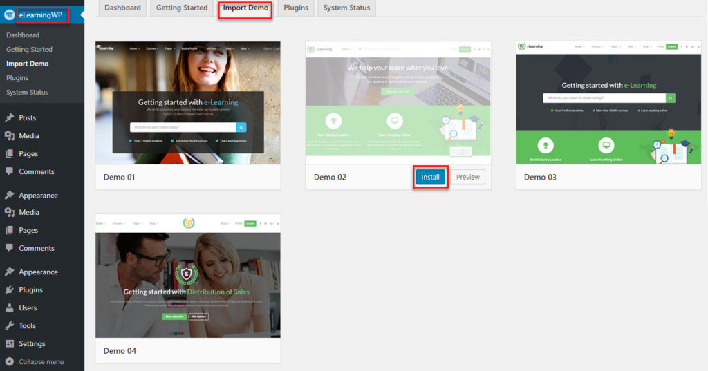 Getting Started - eLearningWP - ThimPress Docs