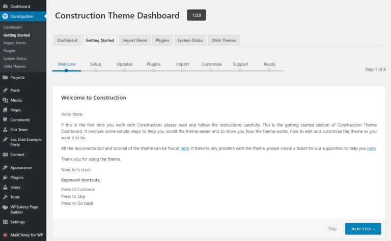 Installation – ThimPress Docs
