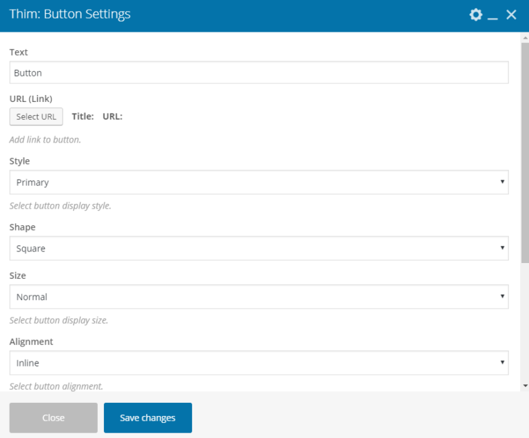 Thim Shortcode Elements - Customization - ThimPress Docs