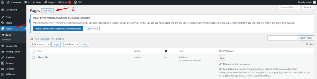 Content On Front Page - Setup The Site - ThimPress Docs