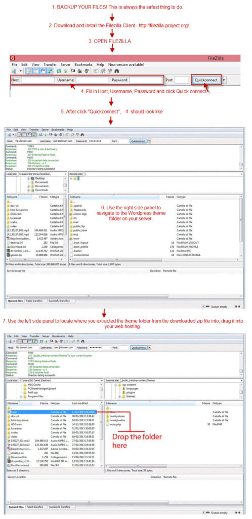 Upload Theme - Installation - ThimPress Docs