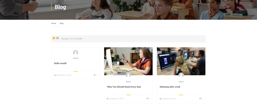 Blog - Customize - ThimPress Docs