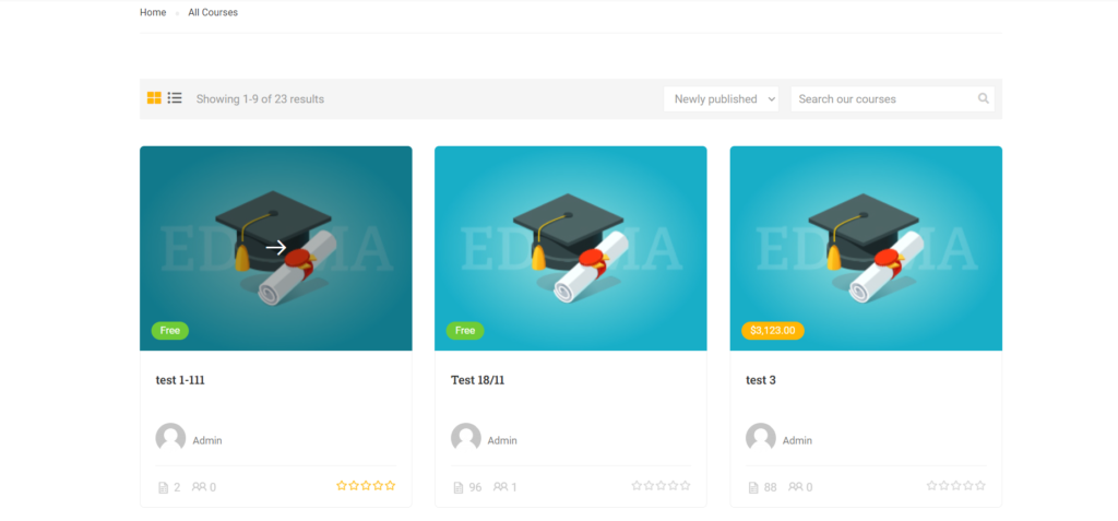 Course – ThimPress Docs