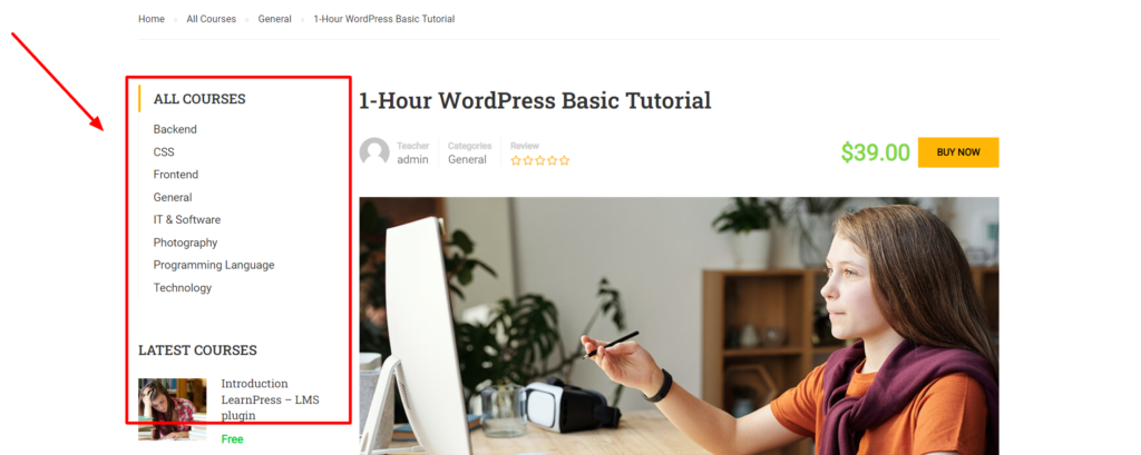Course – ThimPress Docs