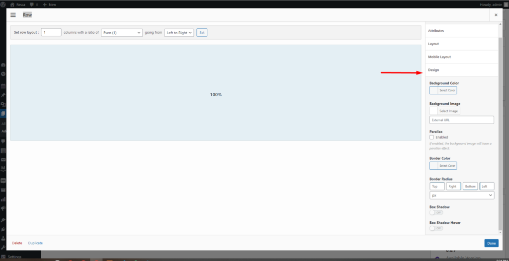 Site Origin - Element In Resca - ThimPress Docs