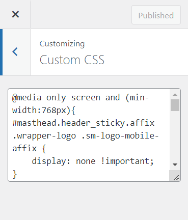 Custom CSS