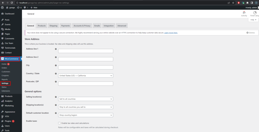 Woocommerce Settings – ThimPress Docs