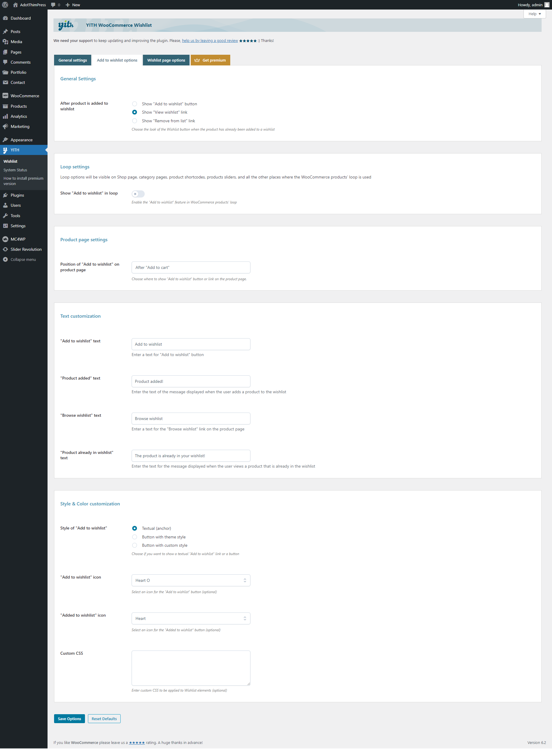 Woocommerce Settings - Configuration - ThimPress Docs