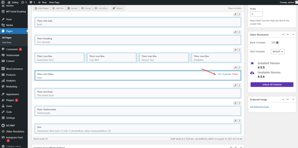 Site Origin - Edit With Page Builder - ThimPress Docs