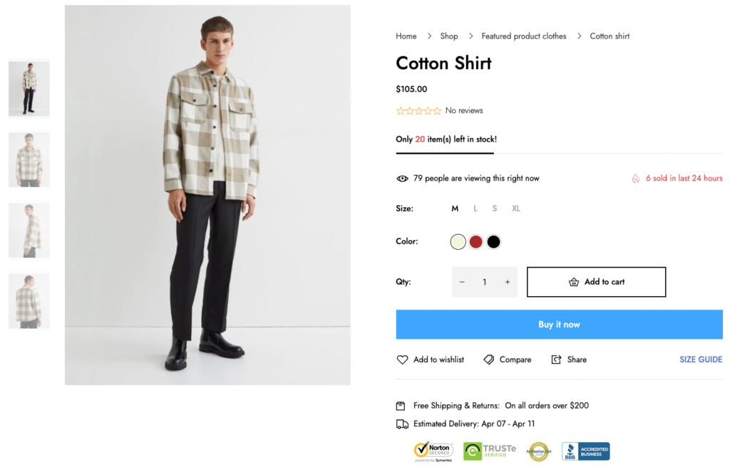 Single Product Page - Collections & Products - ThimPress Docs