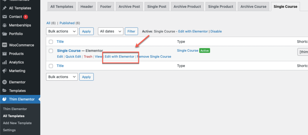 Single Course – ThimPress Docs