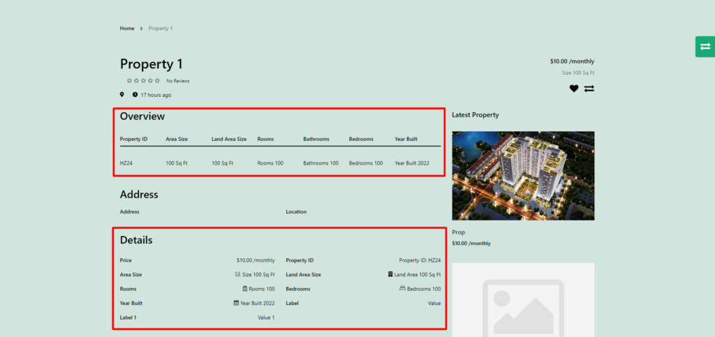 Information Property – ThimPress Docs