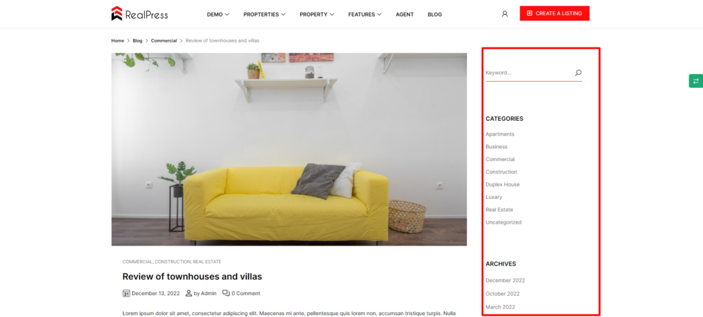 Page Setting – ThimPress Docs