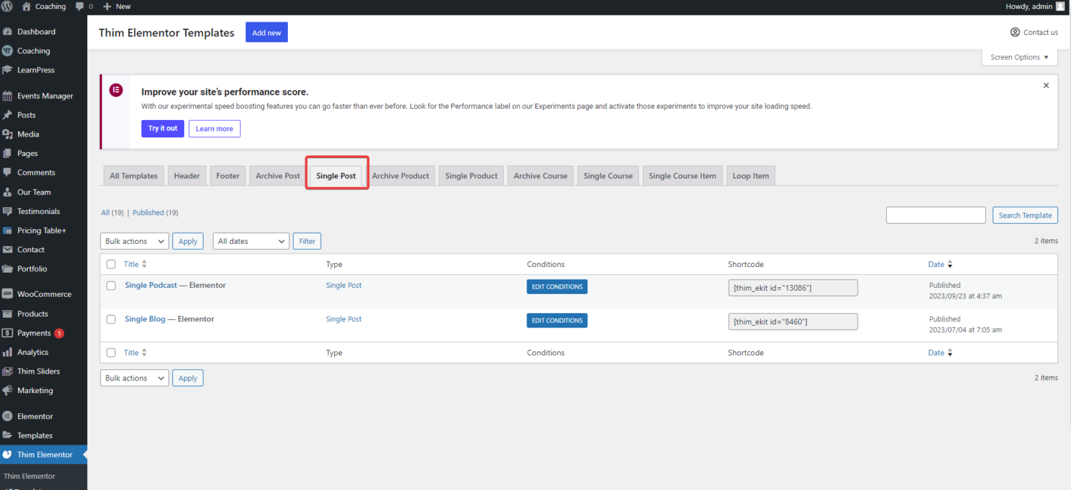 Blog - Customization - ThimPress Docs
